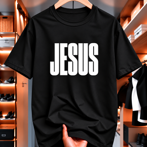 JESUS T-Shirt – Minimalist Christian Graphic Tee