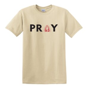 Pray 2.0 short Sleeve Tshirt -Cream