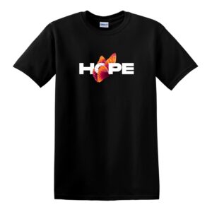 HOPE Short Sleeve T-Shirt -Black