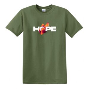 HOPE Short Sleeve T-Shirt -Army Green