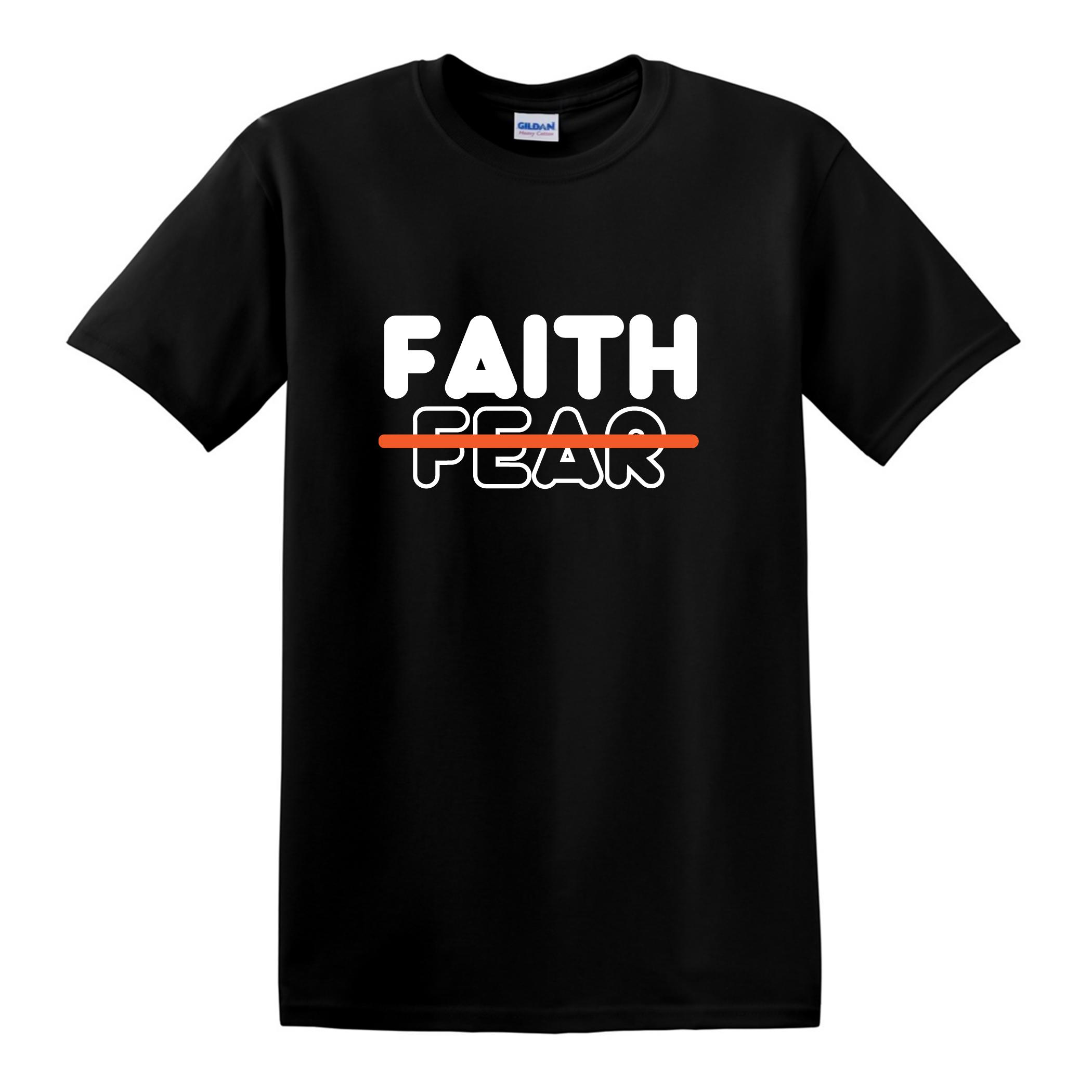 Faith Over Fear T-shirt -Black