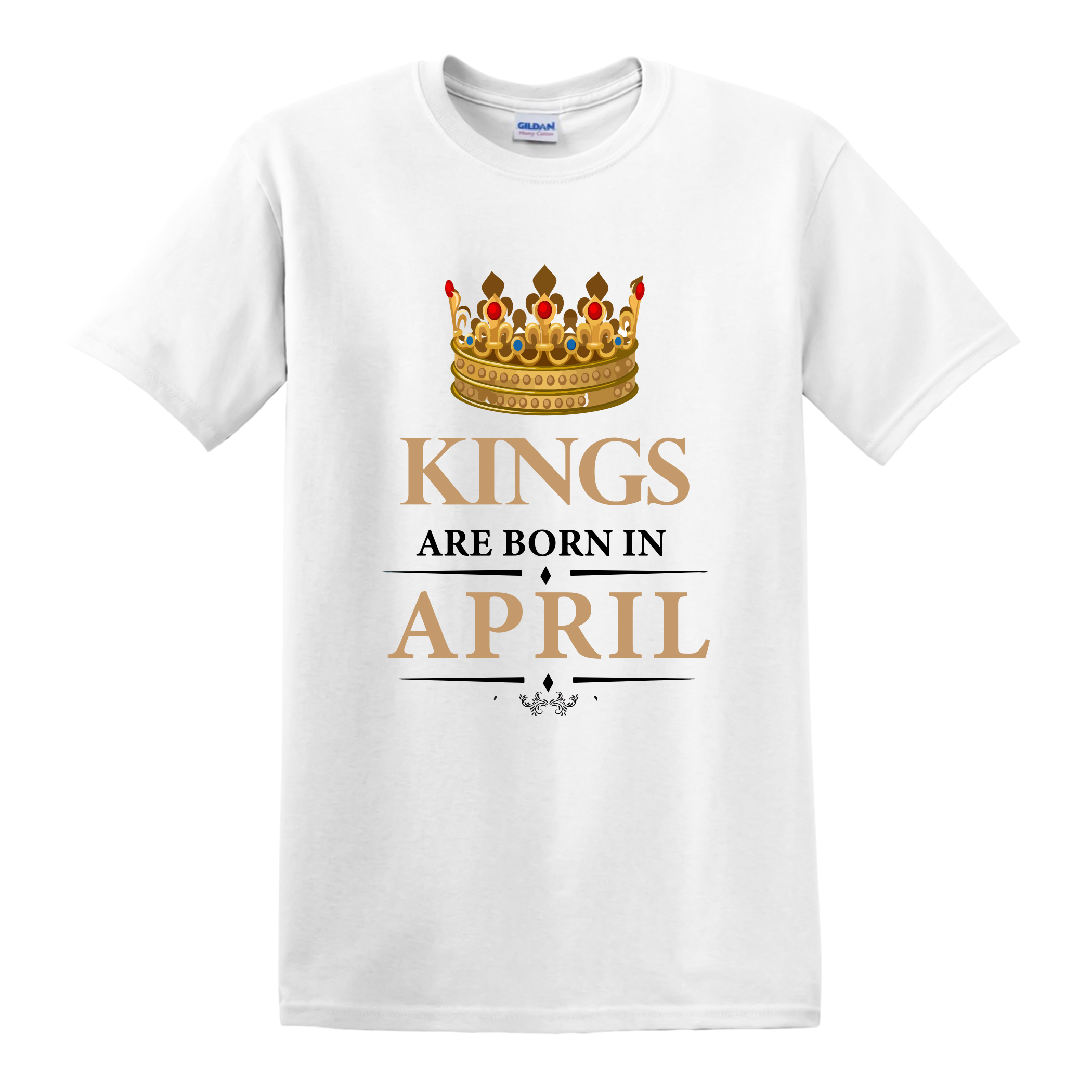 Kings are Born In April-White