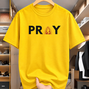 PRAY 2.0 T-Shirt-Yellow