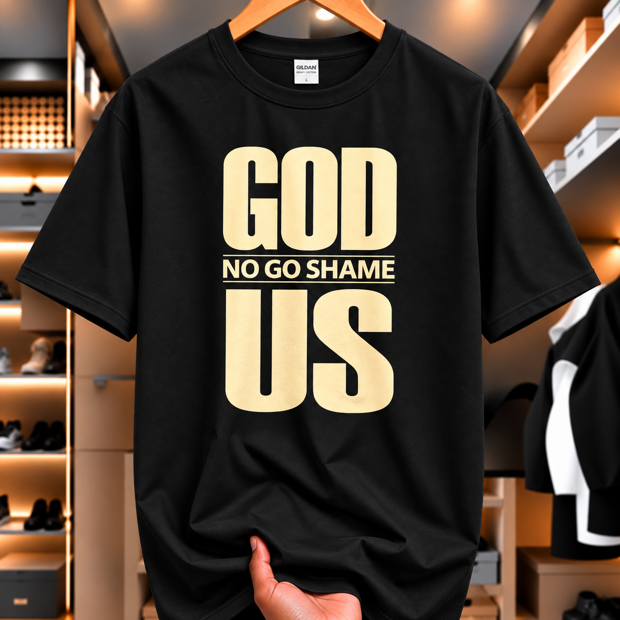 GOD NO GO SHAME US T-Shirt